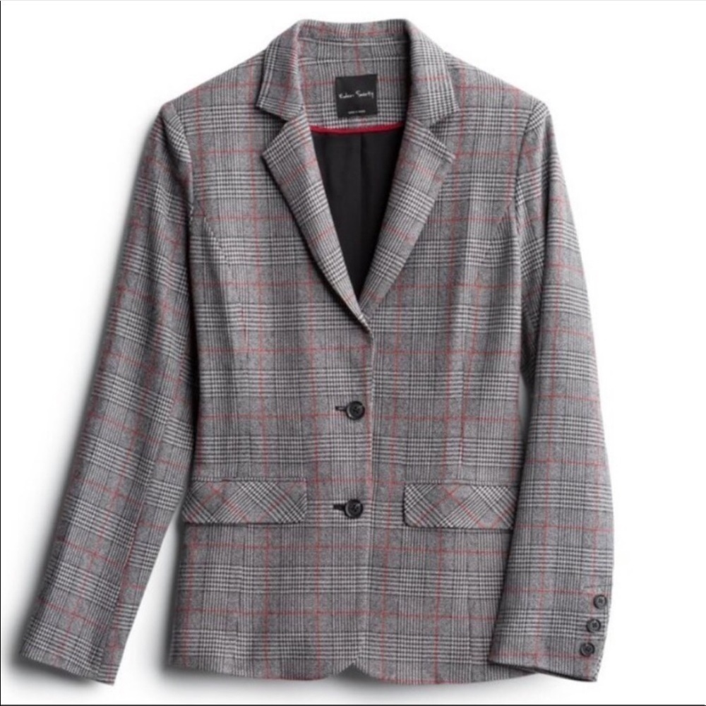EDEN SOCIETY HOUNDSTOOTH ACADEMIA BLAZER